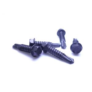 Wholesale SUS 410 Stainless Steel Hex Flange Serrated Head Self Drilling Screw Ruspert Galvanized from china suppliers