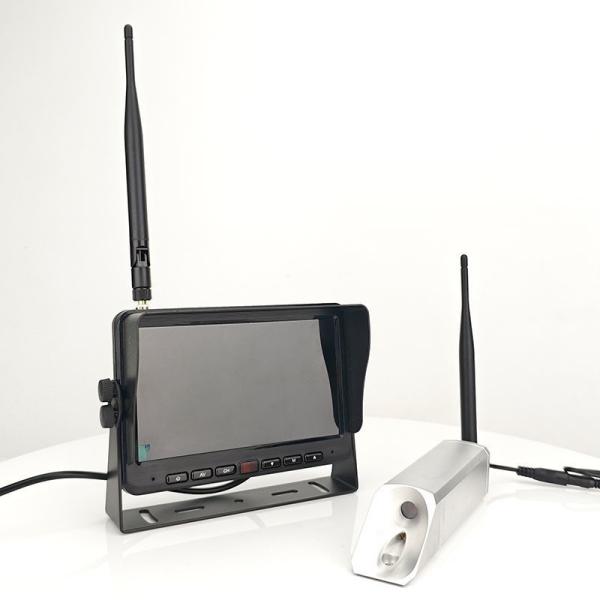 2412MHz - 2484MHz Forklift Wireless Camera System 7 Inch Wireless Rear View
