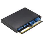 Black 19 Inch Rack Mount Slide Rail Drawer for ODF FTTx Telecom Fiber Optic