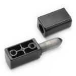 Zinc Alloy Heavy Duty Torque Hinge , Lift Off Door Hinges 62x17.5x17.5mm
