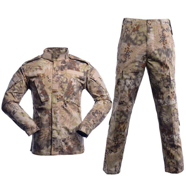 S-XXXL Outdoor Hiking Work Training Wear Long Sleeve Shirts Trousers ACU Men