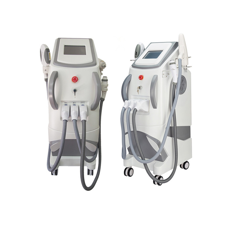 Factory Price 3 in 1 Multifunction Laser Nd Yag Laser Tattoo Removal OPT Permanently Hair Removal Machine