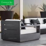Outdoor Furniture Luxury Hotel Modern Waterproof Wooden Sofa Set for Patio