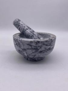 Wholesale Natural Solid Marble Stone Mortar And Pestle Moisture Resistant from china suppliers