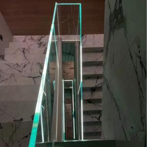 Wholesale Modern Home Tempered Glass Staircase Clear Customized Size from china suppliers