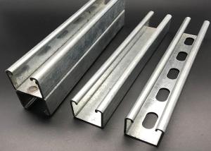 Wholesale Manufacturer Electrical Galvanized Unistrut p1001 1-5/8'' Solid Slotted Double Channel from china suppliers