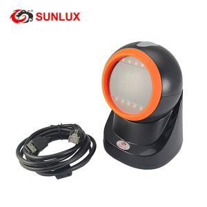 Wholesale High Speed Desktop Handsfree Omni 2D Barcode Scanner Automatic Flatbed from china suppliers
