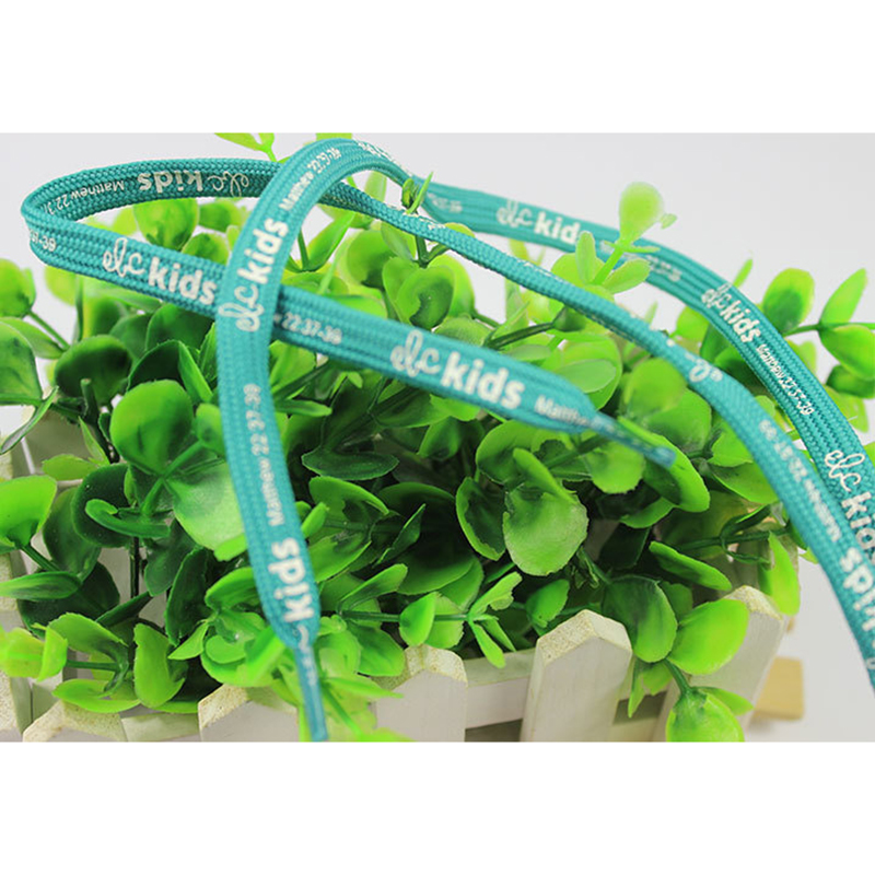 Green 10mm Drawstring Cord For Hoodie 1cm Flat Cord Drawstring
