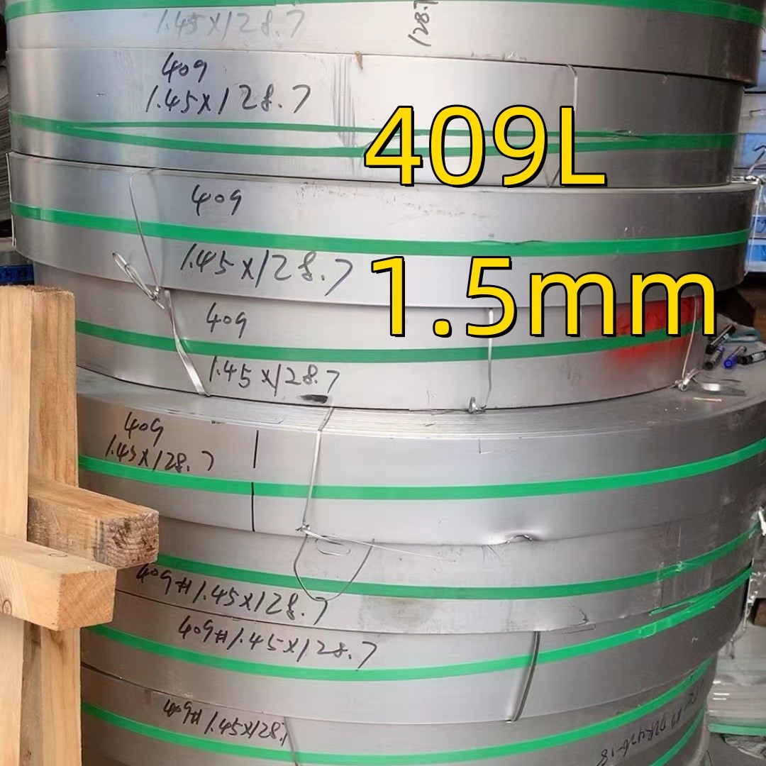 Grade SUH409L 1.4509 Stainless Steel Coil Strip Width 120 mm Thickness 2.00 mm For Exhaust Pipe
