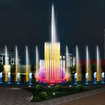 Customized Size Waterscape Laser Water Screen Movie Show Fountain ISO CE