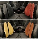 Beige Color Universal Auto Car Cushions Lumbar Support 25*32*16CM