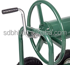 Tools for a Clean House Residential 4 Wheels Steel Garden Hose Reel Cart