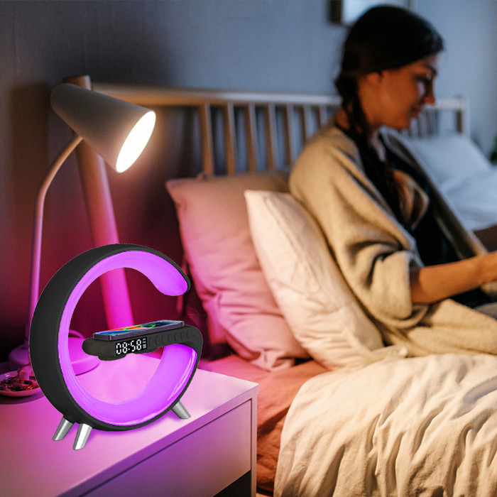 White or Black G Speaker Lamp Sound Volume Can Be Adjusted Large And Small Options