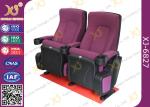 OEM Folded 3d 4d 5d Movie Theater Chairs Red Color Movie Theatre Furniture