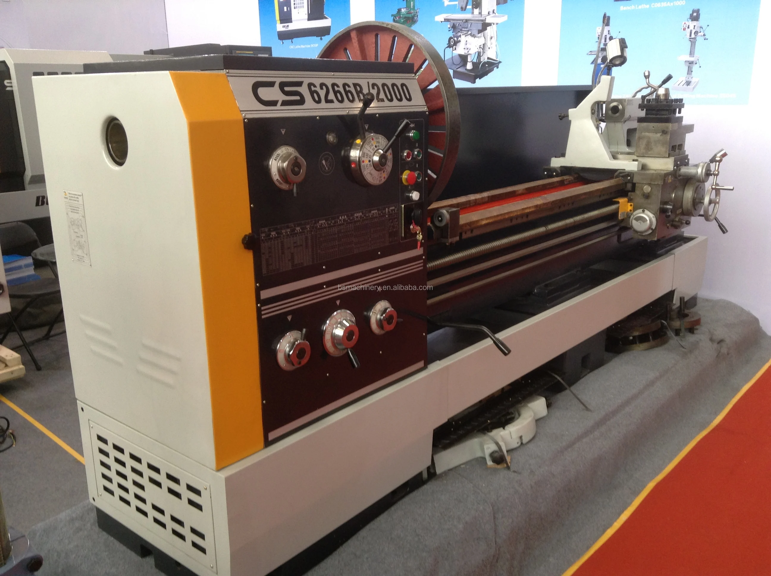 CQ6180C Metal Bench Horizontal Lathe Machine With CE Certificate