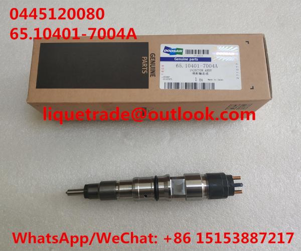 BOSCH Common rail injector 0445120080 , 0 445 120 080 for DAEWOO DOOSAN DL06S 65