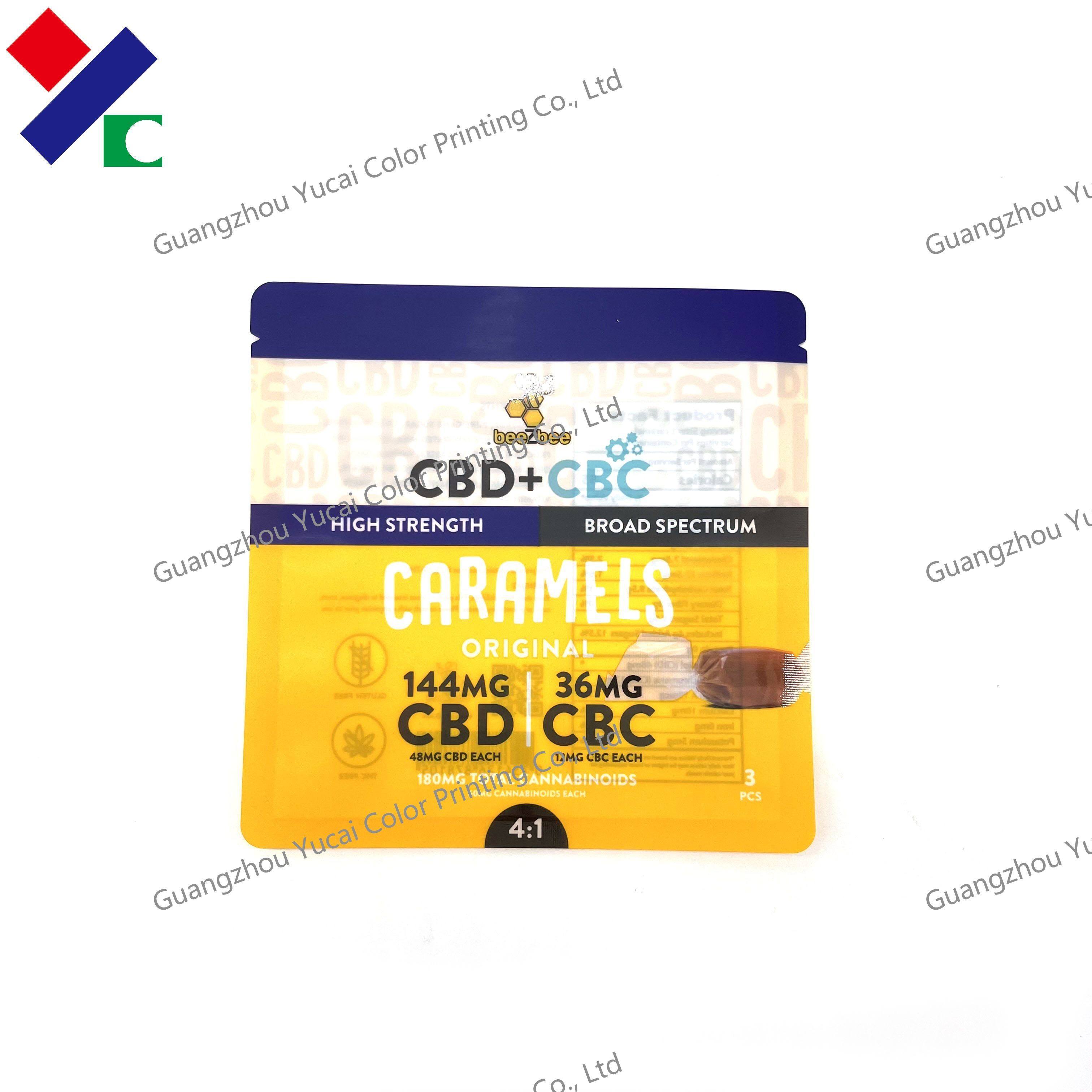 Matte Finish Plastic Organic Food Packaging Sachet Bags Empty 20g