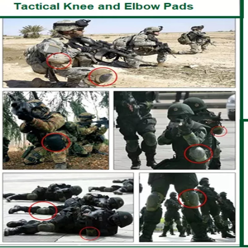 350G Outdoor Elbow Knee Pads Protective Combat Tactical Military Pads