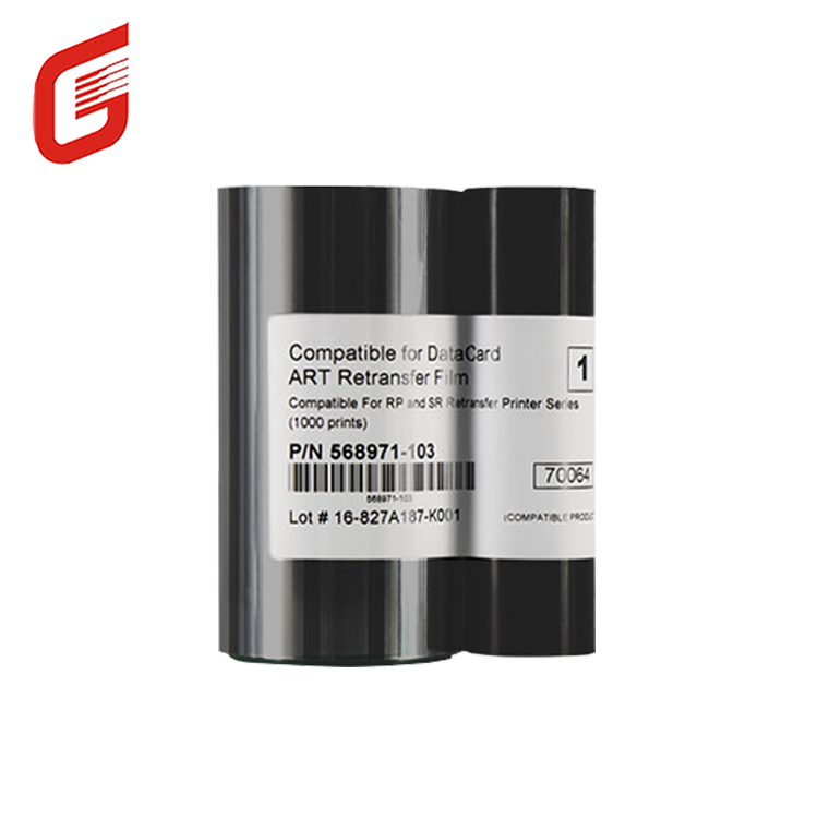 Nylon Datacard 568971-103 Compatible Retransfer Film For PR90 SR200 SR300