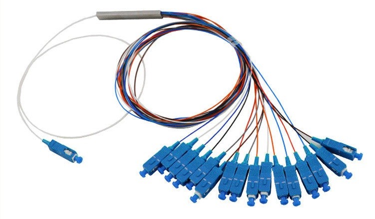 1X16 PLC 1310nm Fiber Optic Splitter G657A1 Gpon Epon SC APC UPC