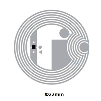 Classic(R) 1K HF Inlay , 13.56MHZ RFID Label tag PET material