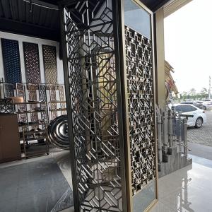 Wholesale Hotel Lobby Partition Design Stainless Steel Wall Divider from china suppliers