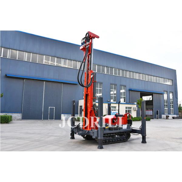 Dth 200m Hydraulic Track Mounted Drill Rig With Mud Pump