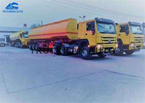 Wholesale 50 Tons Oil Transportation Trucks , Tank Semi Trailer With The Fire Extinguisher from china suppliers