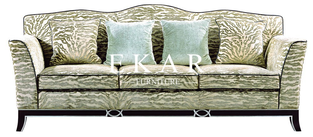 High Class Luxury Wooden Fabric Hotel Lobby Sofa Set MKBN-KS2323