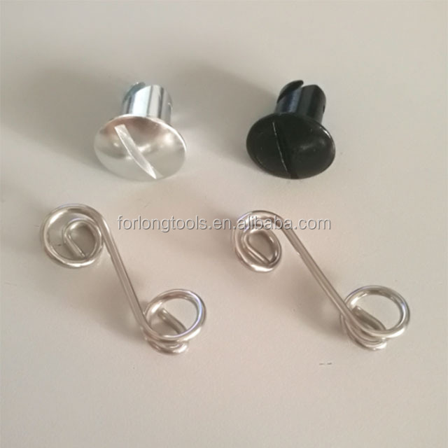 Universal Standard Aluminum Quarter Turn Dzus Fastener 7/16 .500 Long with 1-3/8" Springs Universal Replacement Solution