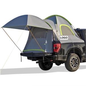 Wholesale 90.5 x 63 x 67''Inch 2-Person Custom Green Waterproof PU2000 Polyester Lightweight Portable Pickup Truck Tent from china suppliers