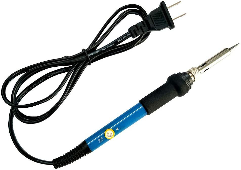900M-T Tips 215cm Handle 60W Electric Soldering Iron UK Plug