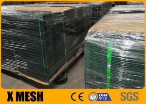 Wholesale Weld Strength 75% Green Vinyl Coated Wire Fencing For Highway BS 4102 from china suppliers