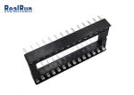 28P PA6T UL94V-0 Square Pin Header 2.54mm Dip 15.24 Row