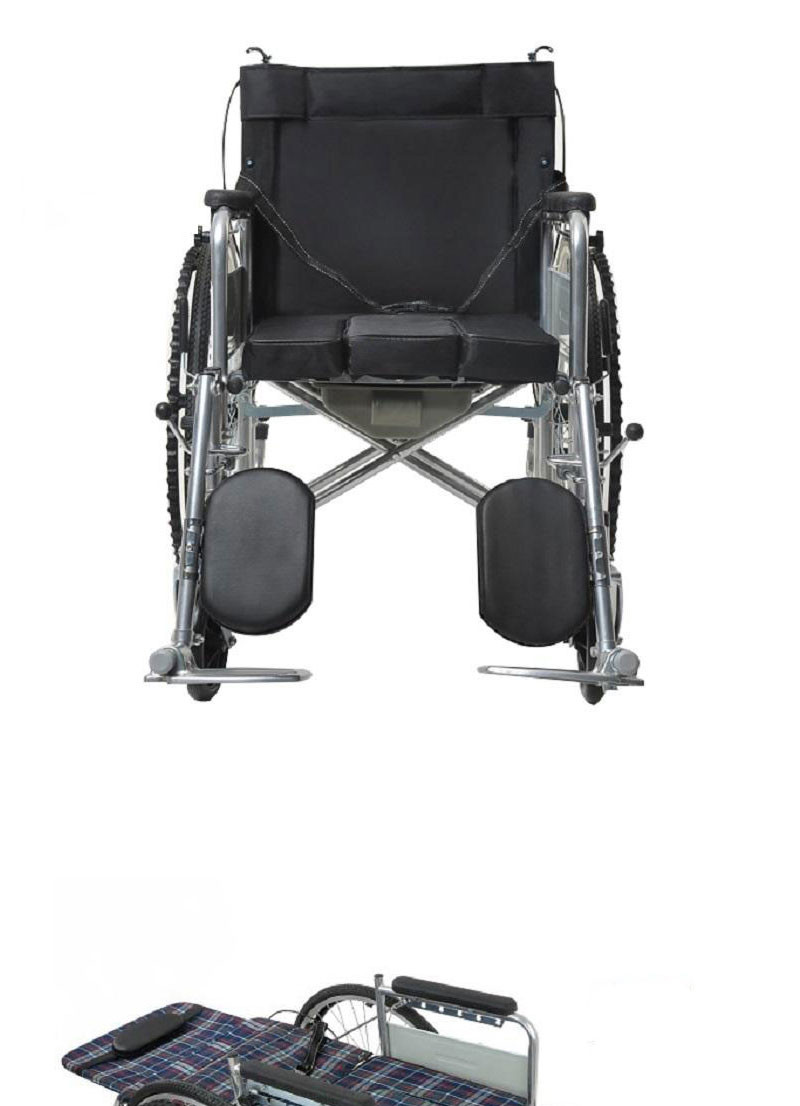 Light Manual Medical Transport Wheelchair Rehabilitation Equipment Load 100kg