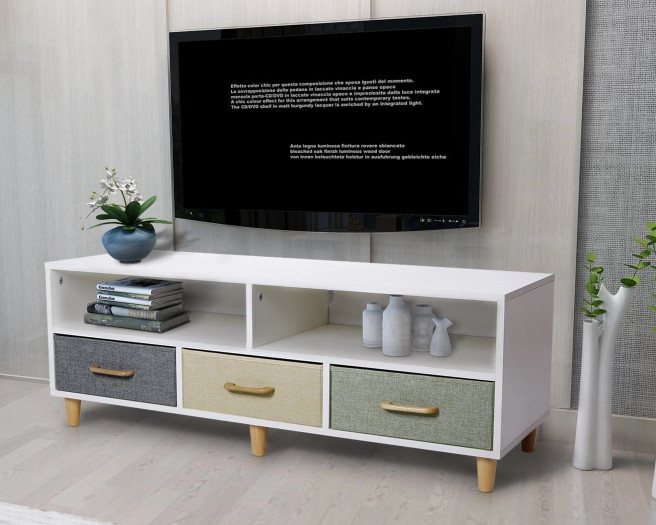Best cheap simple model melamine MDF TV set furniture