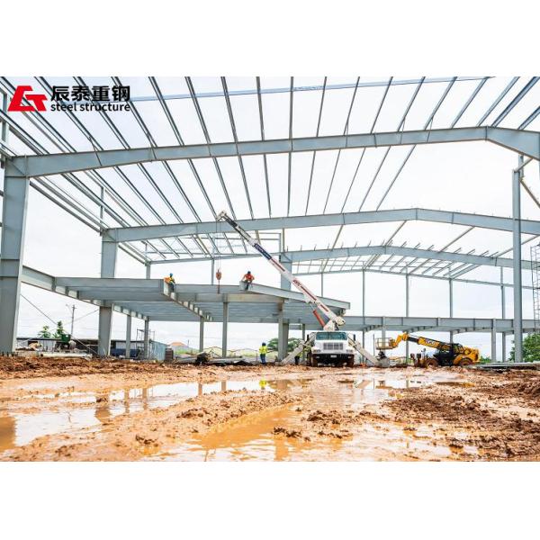 Prefab Metal Building Construction Weather Resistant Steel Constructed Buildings