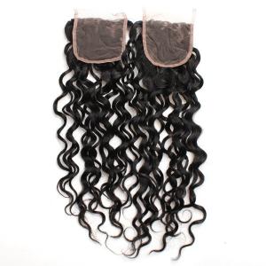 Wholesale 8&quot; to 20&quot; Malaysian Natural Wave Lace Closure 100% Real Virgin Human Hair Material from china suppliers