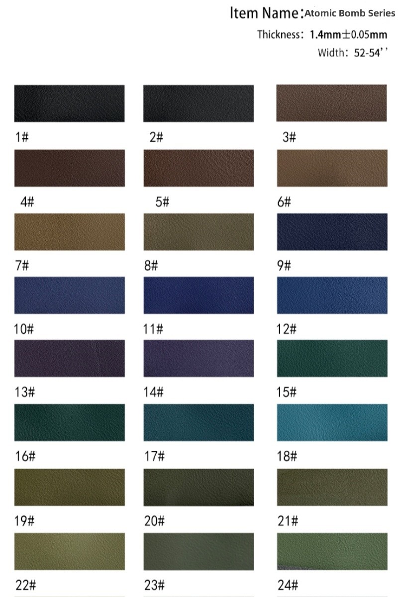 Imitation Microfiber PU Leather Wear Resistant Shoes Faux Leather 1.4mm Thick