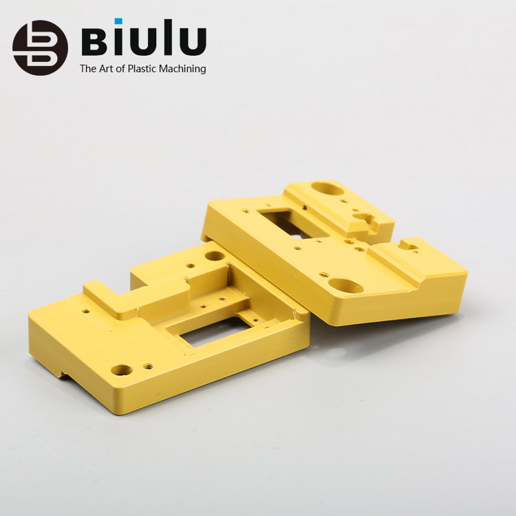 Tolerance 0.01mm Pai Torlon Plastic Cnc Service 5 Axis High Speed Yellow Color