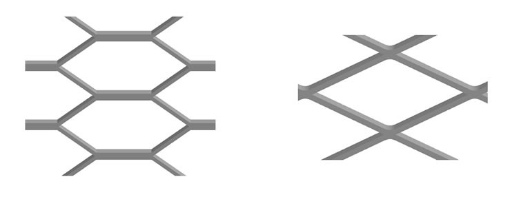 Stainless Steel And Galvanized Steel Expanded Metal Grating For Secure Walking Or Stair Treads