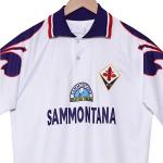 1995-1996 Season Away Fiorentina Retro Jersey Classic Supports Custom Numbers
