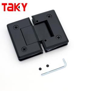 Wholesale 180 Degree Alloy Glass to Glass Bathroom Shower Hinge for 8-12mm Glass from china suppliers