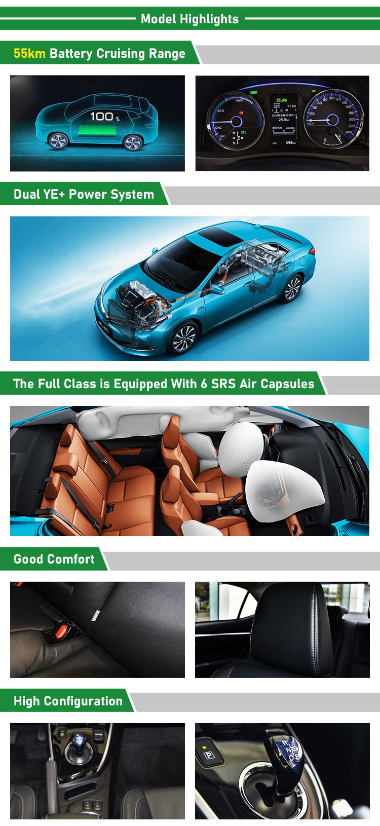 2023 2024 2025 auto toyota corolla cross used Gasoline Petrol sport Car hybrid 1.6 Sedan voiture Corolla distributor