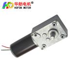 Hofon 40mm 12 24 voltage brushed reductor motor 6V 12v 24V DC micro Worm Gear