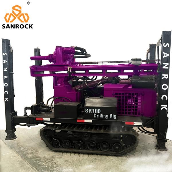 Geothermal Water Borehole Drilling Equipment Depth 180Meters Hydraulic Water