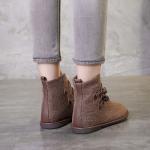 S290 Autumn And Winter Hot Fashion Boots Women Retro Linen Women'S Shoes Flat