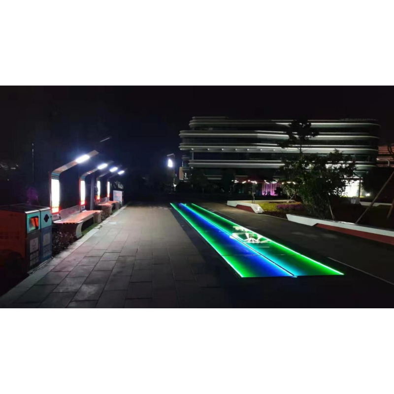 135W Monocrystalline Anti-Slip Tempered Glass Solar Floor Tile with 25-Year Output Warranty