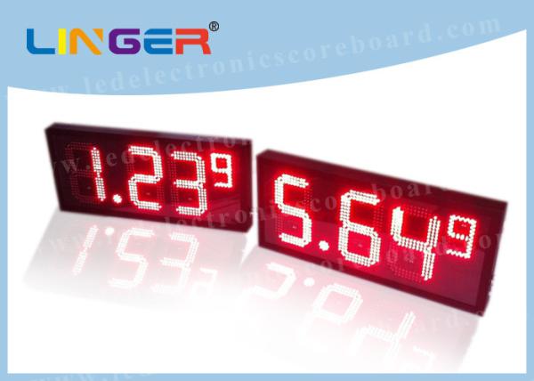 Professional Digital Gas Price Signs / Electronic Gas Price Signs High