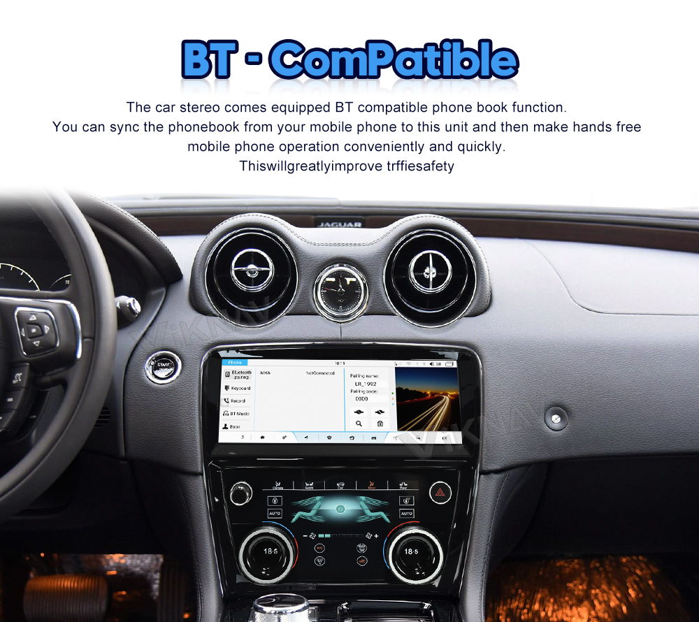 10.25 inch Touch Screen Stereo For 2009-2018 Jaguar XJ XJL Multimedia Player Stereo Android GPS Navigation Carplay